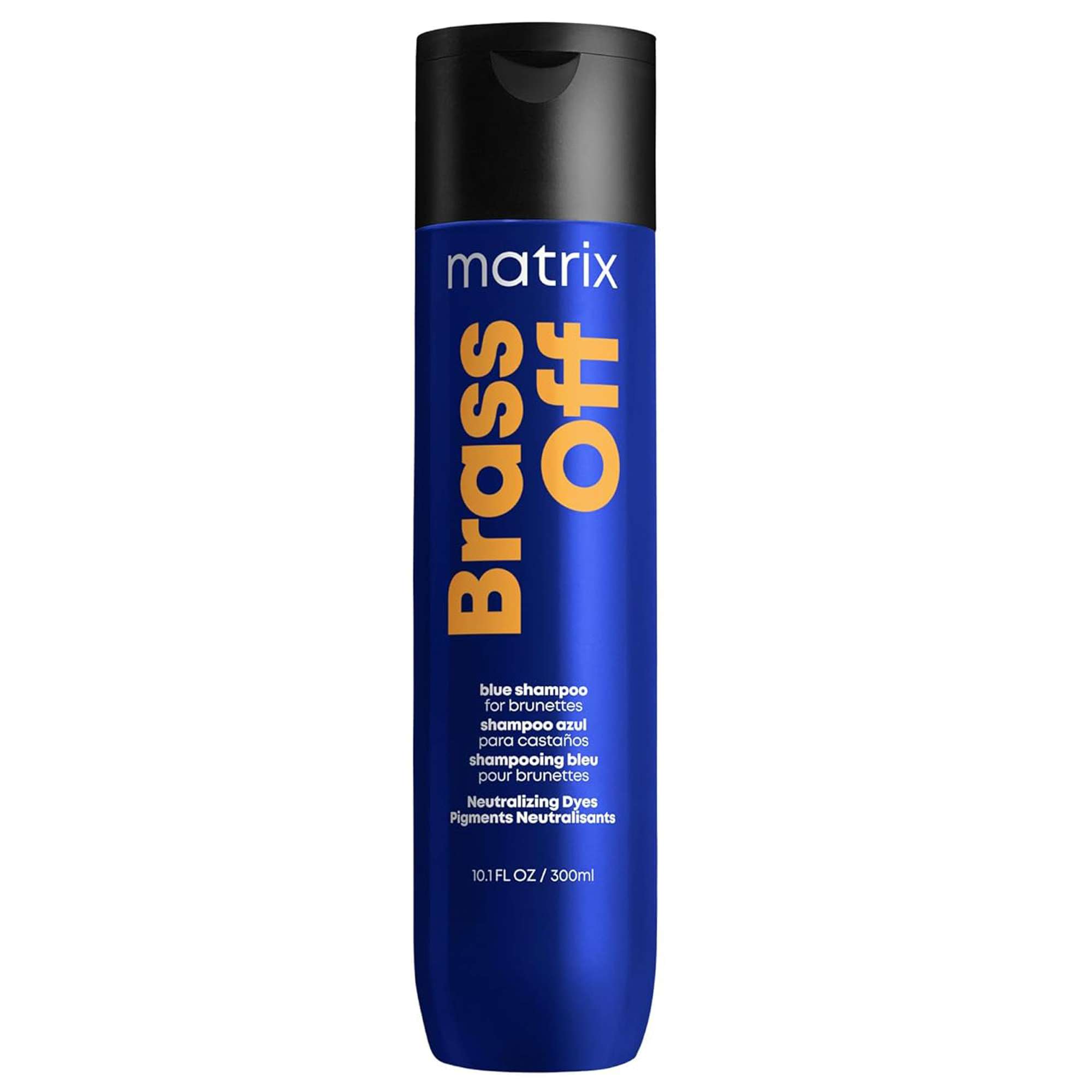 Matrix Total Results Brass Off Blaues Shampoo für aufgehelltes Brünettenhaar Image