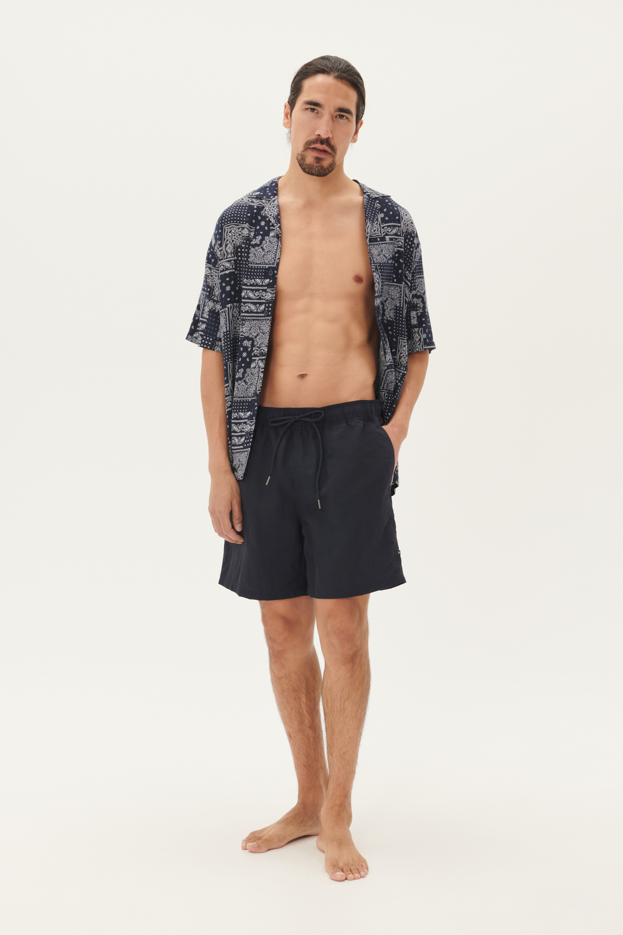 Badebekleidung Gerade Passform navy blue Image