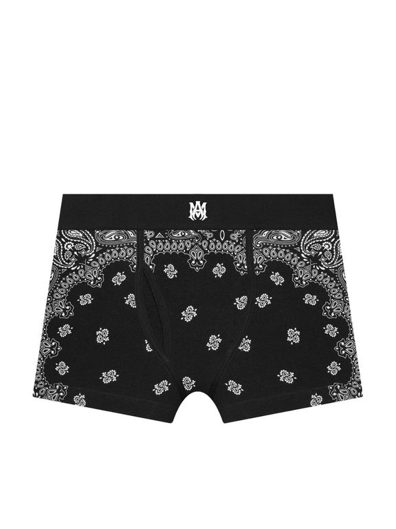 Bandana Boxer Briefs - Black - Amiri Underwear
