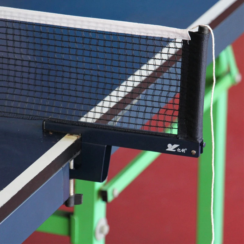 Einfach zu installierendes Tischtennisnetz mit Pfosten – tragbares Tischtennisnetz-Set, verstellbare Klemme, passend für Tischstärke 1,5 cm bis 7 cm Image