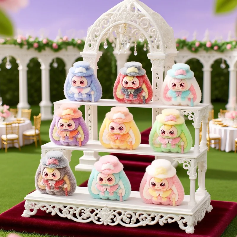 Cartoon-Plüschpuppe, süßes Spielzeug, Baby drei trendige Spielzeuge, Blindbox, kleine Desktop-Dekoration für Wohnzimmer, Blindbeutel-Geschenk