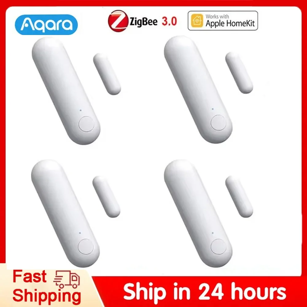 Aqara Tür- und Fenstersensor P1 Zigbee 3.0 Smart Home Drahtlose Tür Magnetischer Alarm Sicherheit Arbeit mit Xiaomi Mijia Homekit Image