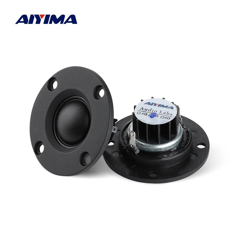 AIYIMA 2Pcs 2 Zoll Audio Tragbare Lautsprecher 6 Ohm 30W ABS Altavoz Portatil Aluminium Kühler Hifi Heimkino hochtöner Lautsprecher Image