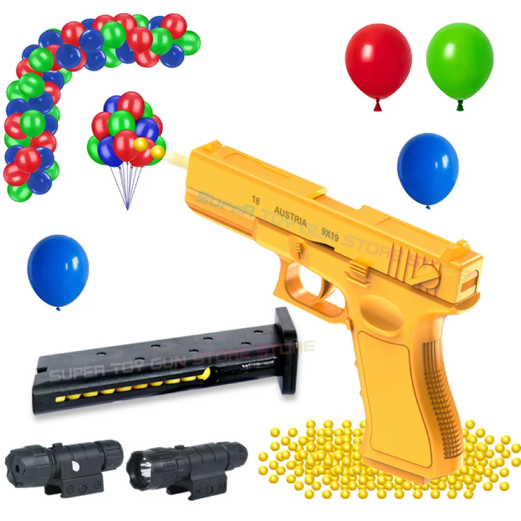 2025. Spielzeugpistole G18 Manuell installierte Schaumstoff-Softpistole CS Outdoor-Schießspiel Erwachsene Luftpistole Spielzeugpistole Image