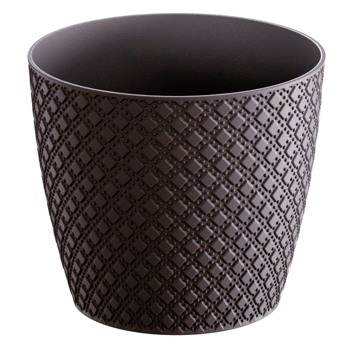 Prosperplast - ORIENT 3,5-l-Blumentopf - 18,9 x 18,9 x 16,7 cm in der Farbe Anthrazit Image