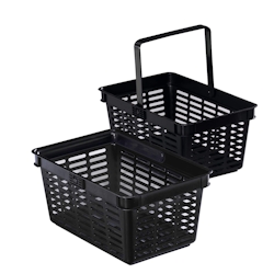 Durable Einkaufskorb 19l sw stapelbar SHOPPING BASKET 19 Tragegriff Image