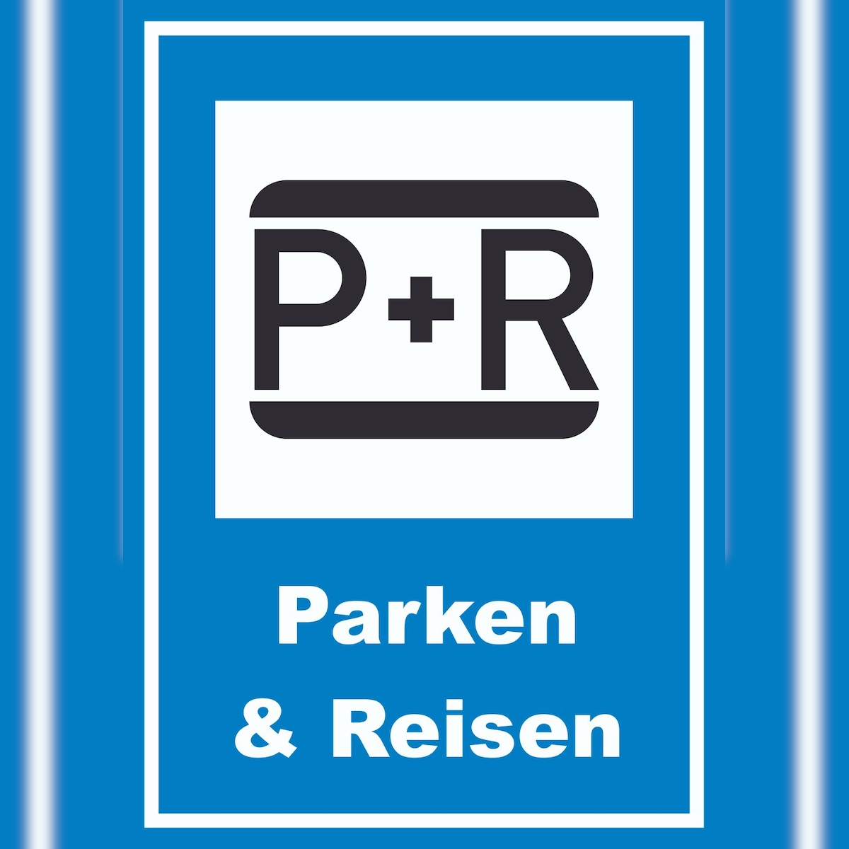 HB-Druck Parken und Reisen Schild A3 Rückseite selbstklebend Image
