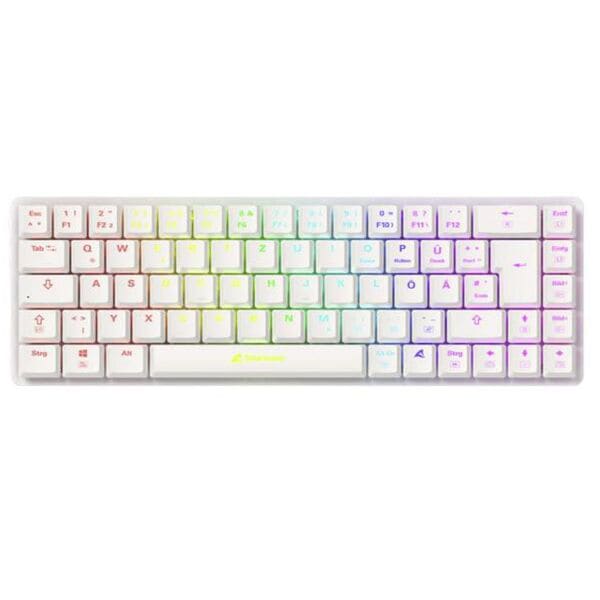 Sharkoon Gaming-Tastatur »PureWriter W65« weiß weiß, 31.2x2.58x10.3 cm