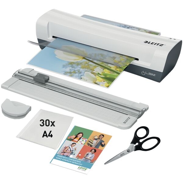 Leitz Laminiergeräte-Set »iLam Home« A4 inkl. Zubehör und 30 Folien, 30x15x10 cm Image