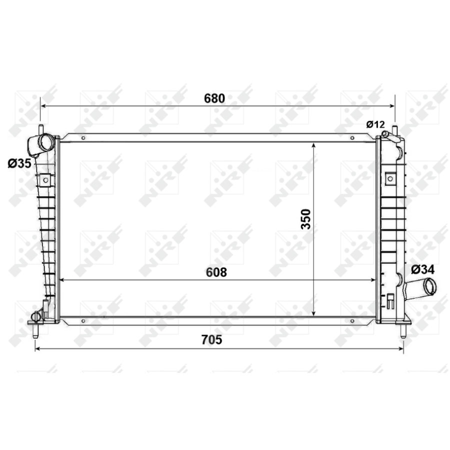 Radiateur Nrf 53189