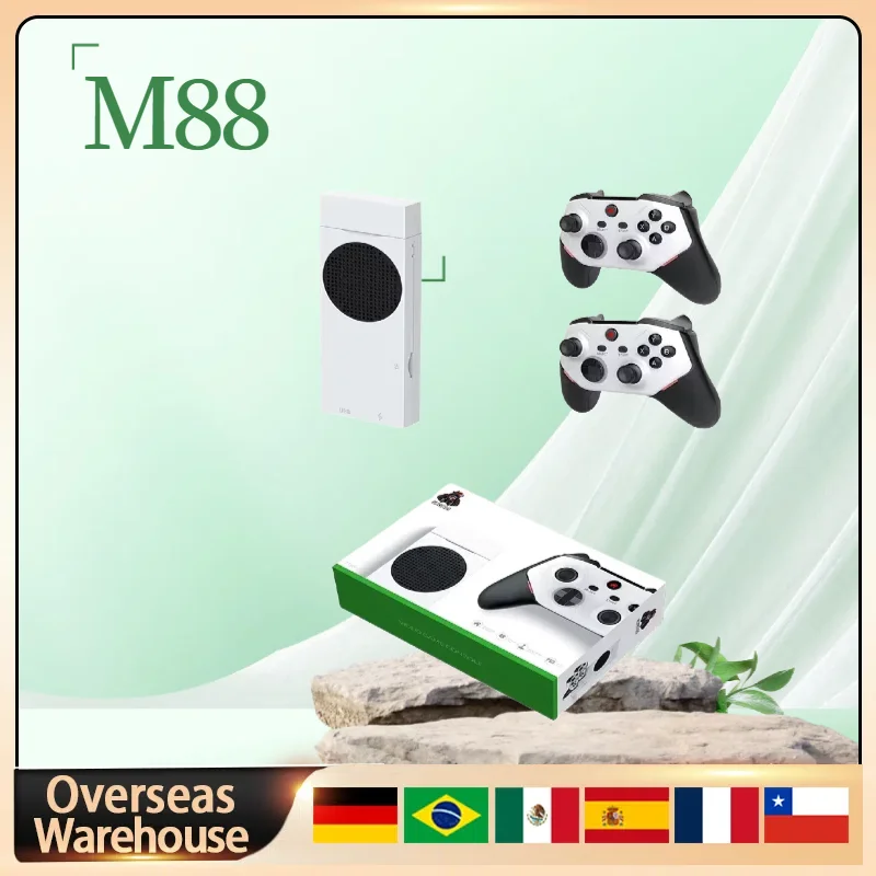 M88 rétro 4K Console de jeu bâton de jeu vidéo manette de jeu sans fil intégré 20000 jeu pour PS2/PS1/SS Ps2 60 + simulateurs Console de jeu