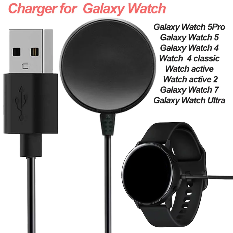 For Samsung Galaxy Watch 7/6/6 Classic/5/5 Pro/4/4 Classic Chargers USB-C Charger Smart Watch Accessories Replacement Charger