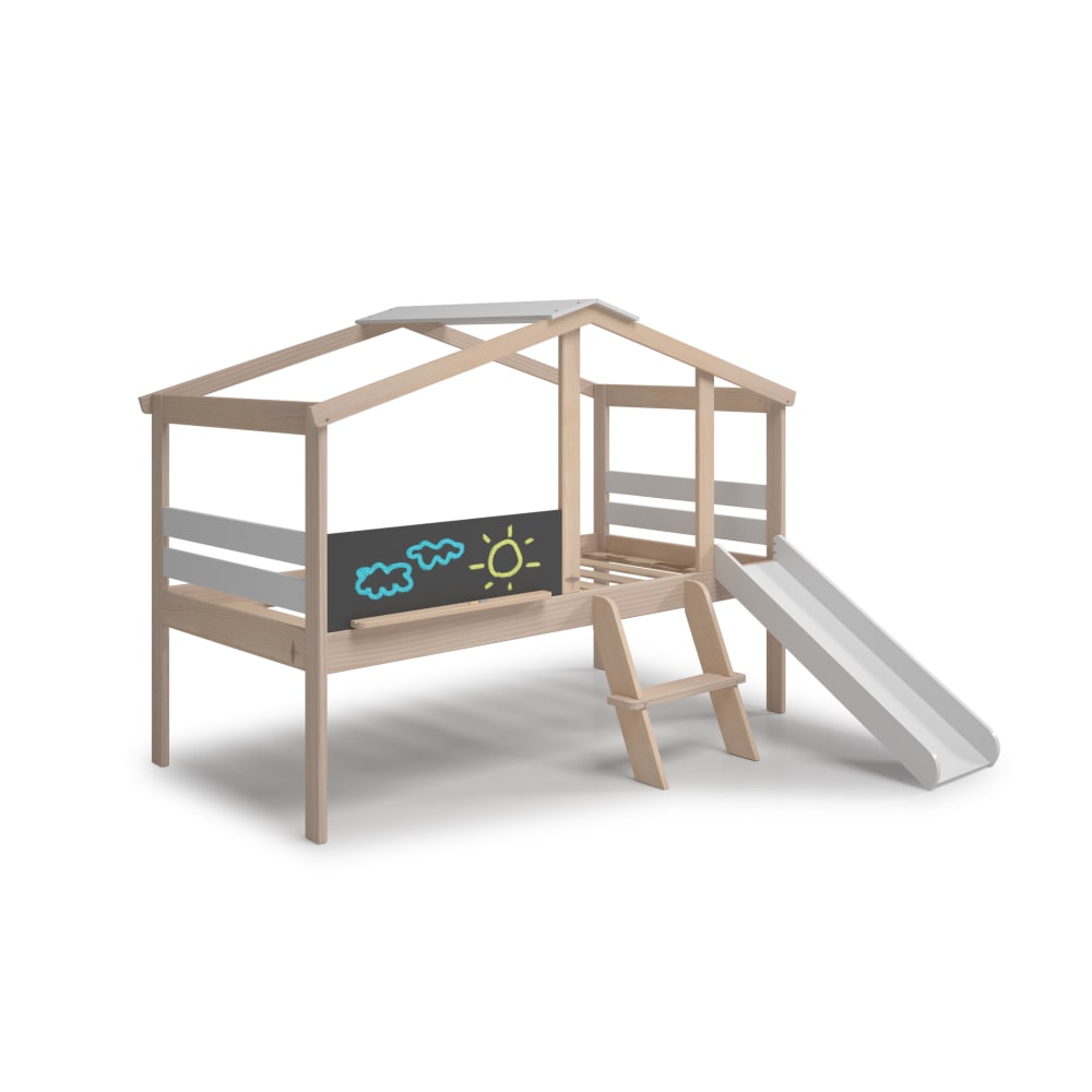 Lit blanc style cottage 205x147 cm