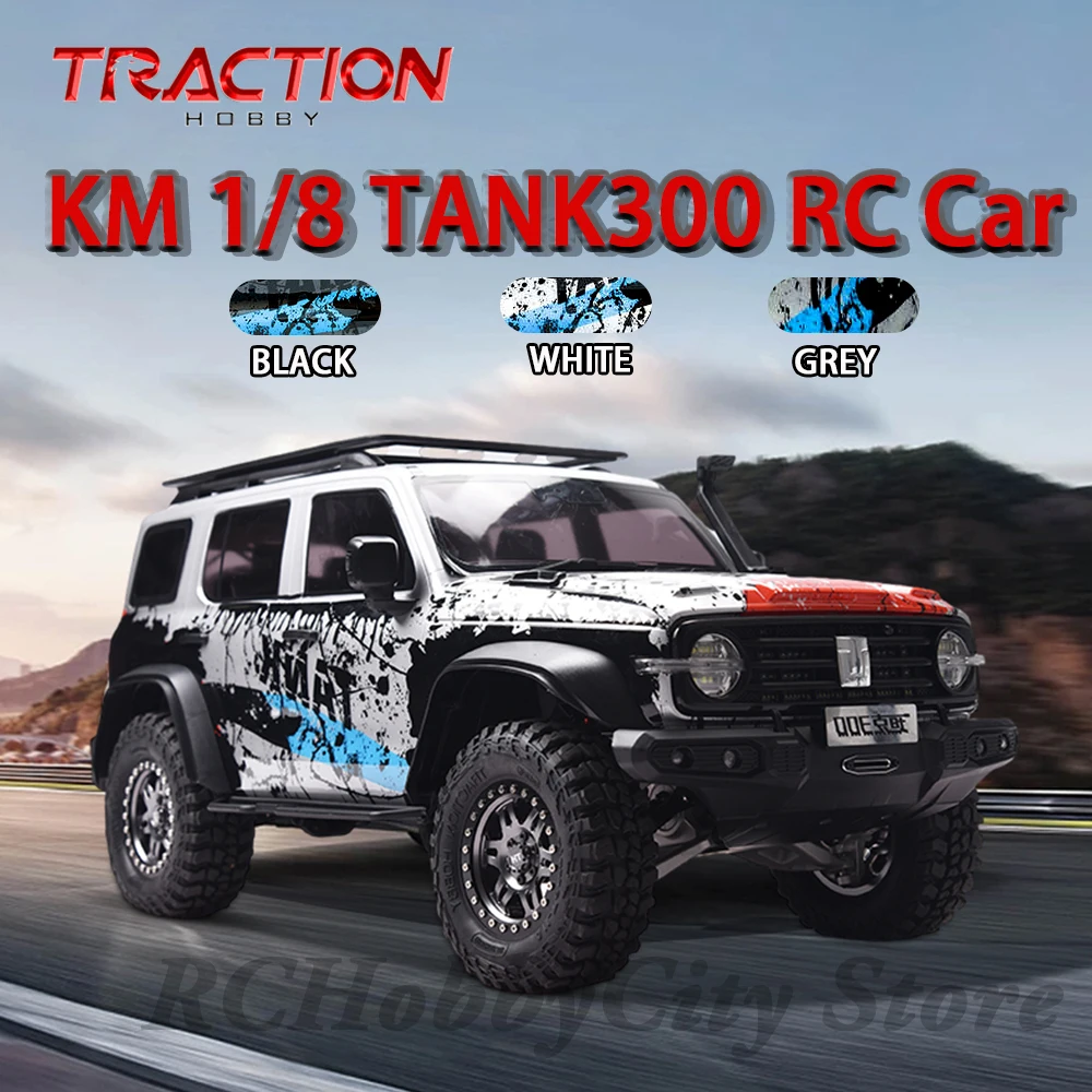 TRACTION HOBBY KM 1/8 TANK300 3rd Anniversary Edition 2,4 GHz RTR 1/8 RC Elektrofernbedienung Modellauto Off-Road Crawler