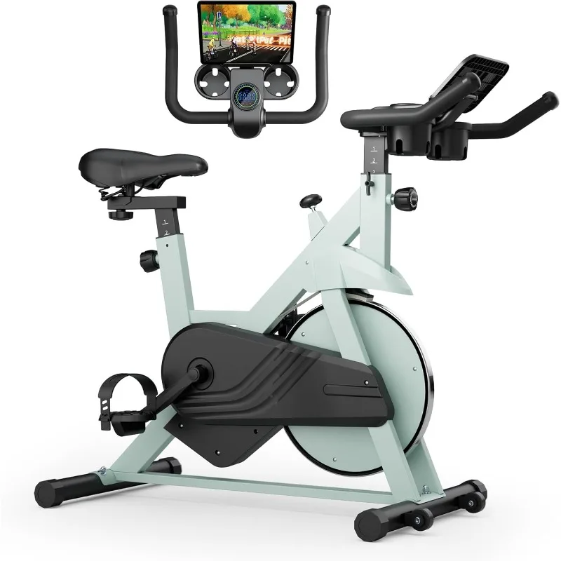 Exercise Bike, Indoor Cycling Bike with 32 Levels of Adjustable Magnetic Stationary Bike, Workout Bike with PitPat App