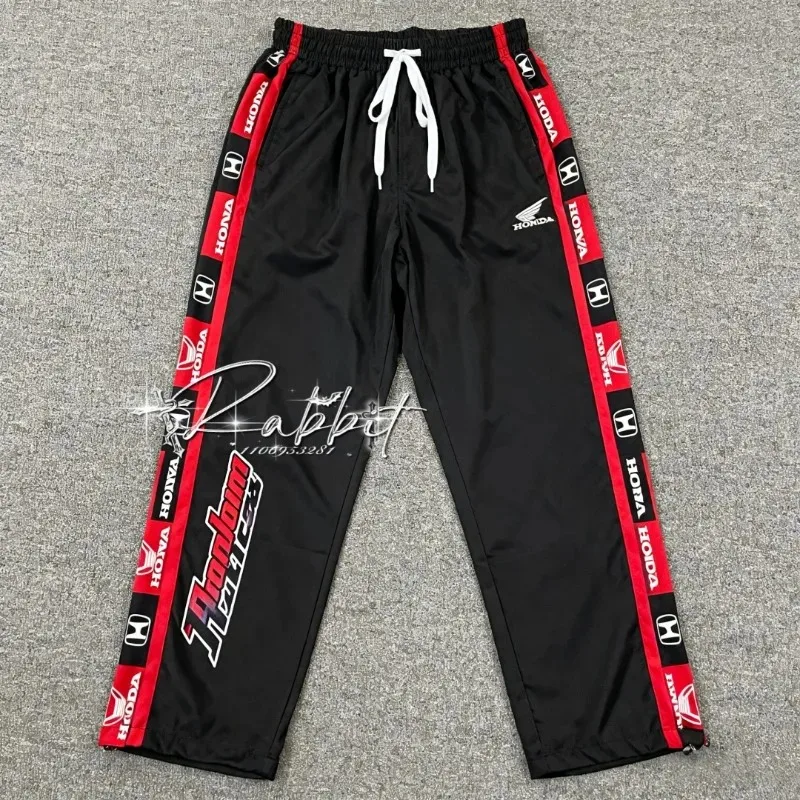 2025FashionStreetCasual Hosen für MännerHonda Racing Team Enthusiasten Motorrad Racing Off Road Radfahren Qualität Schnell Trocknende Hosen Image