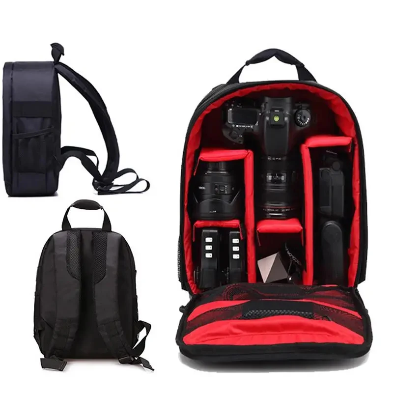 Multifunktionale Outdoor Kamera Rucksack Video Digital Schulter Kamera Tasche Wasserdichte Kamera Foto Tasche Fall für DSLR für Sony Image