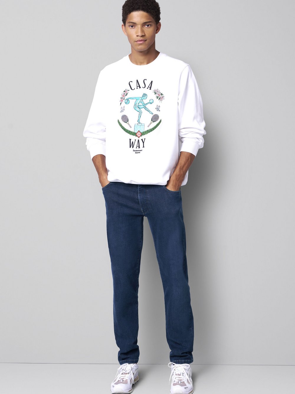 MEYER Five Pocket Herren blau, 35-34 Image