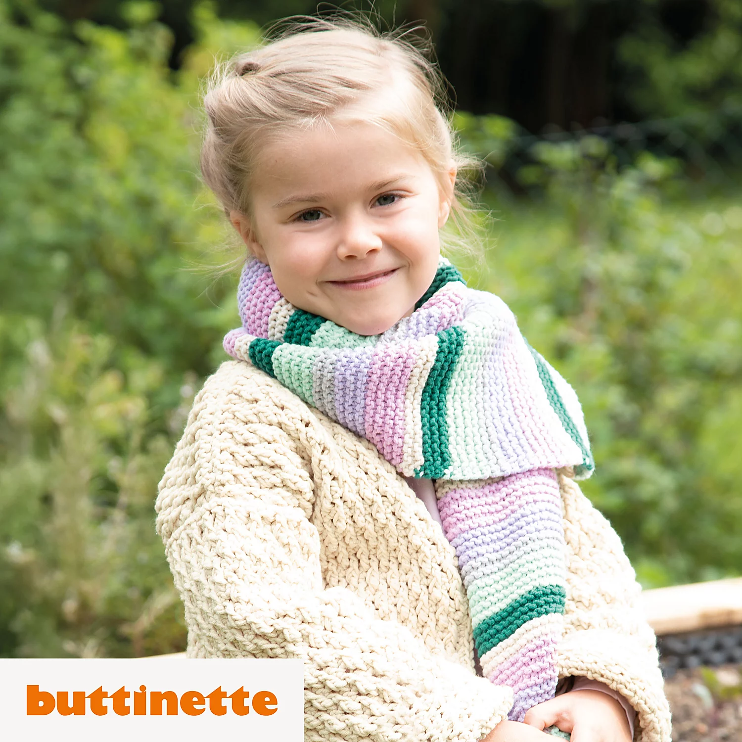 Strickanleitung – Schal in Pastelltönen Lisa Image