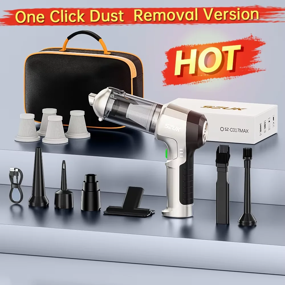 SZUK C017MAX mini aspirateurs sans fil, aspirateur portable,aspirateur pour voiture puissant,aspirateur maison,forte aspiration aspirateur à main,aspirateur sans fil très puissant