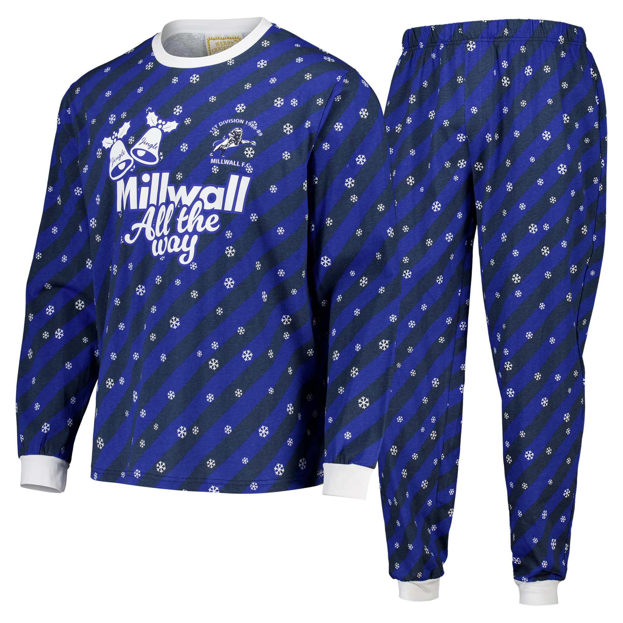 Millwall Weihnachtspyjama – Blau – Herren Image
