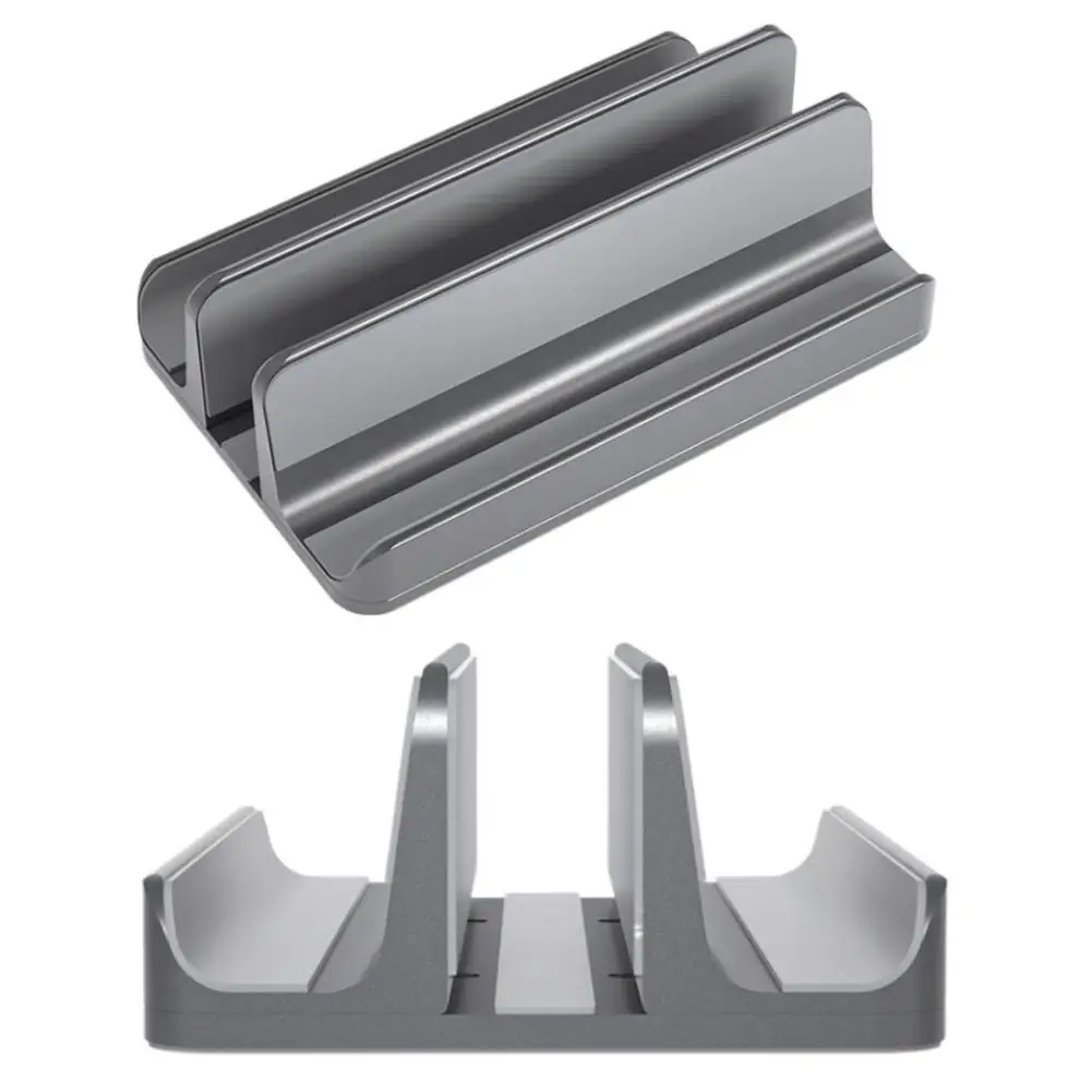 4-in-1-Büro-Laptop-Ständer, vertikal, platzsparend für den Schreibtisch, einfach zu platzieren, Computerzubehör, skalierbare Breite, Büro-Schreibtisch-Aufbewahrung