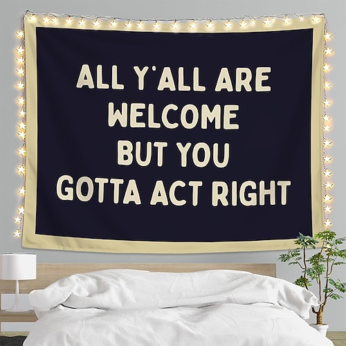 Banner Decke Wandbehänge Neuheit Lustig Modern 3D Schlafzimmer Wohnzimmer Wohnheim Jugendzimmer Studentenwohnheim Wandveranda Wohndeko Image