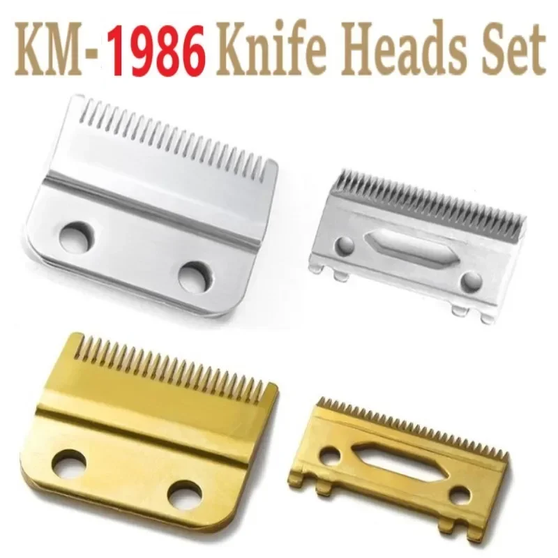 KM-1986 Original Haarschneidemaschine Klingenschrauben Silber Golden Ersatzklinge Haarschneider Karton Stahl Zubehör Klinge Image