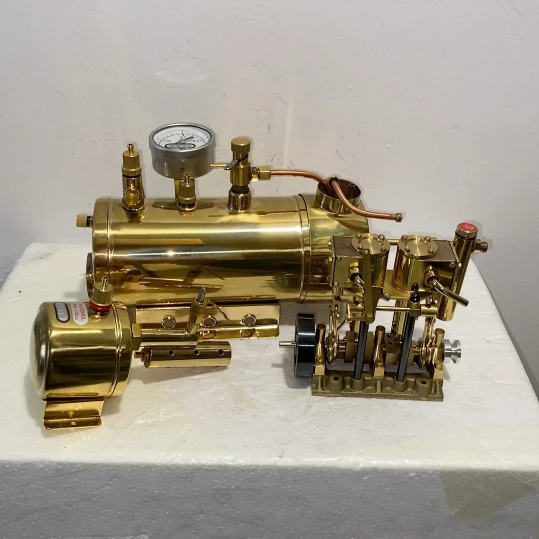 2DR Dampfmaschinenmodell und B2F-Kessel-Dampfmaschinenmodell, physikalisches Modell, Spielzeug, wissenschaftliches Experiment, Lehrmittel Image