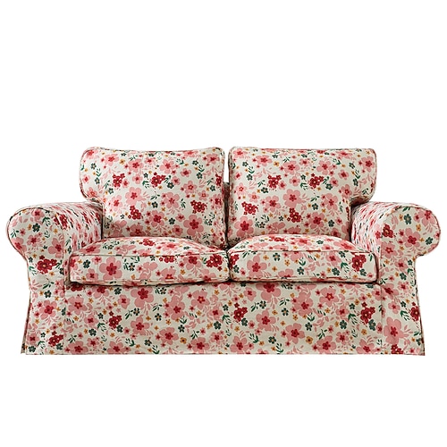 Sofahusse Blumen Gesteppt Polyester Überzüge Image