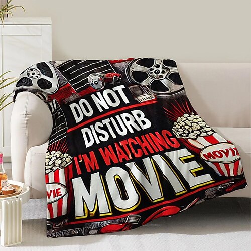 Fleecedecken Überwurfdecke für die Couch Geschenk Film Klassisch Modern 3D Sofa Bett Dekorative Decke Warme Decke Wohndeko Image