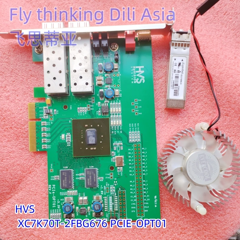 XC7K70T-3FBG676 XC7K70T Entwicklungsboard, XILINX KINTEX-7 FPGA Entwicklungsboard HVS HYVISION PCIe-OPT01 REV F Image