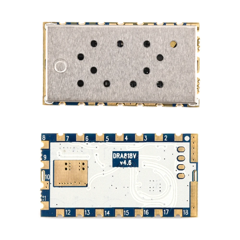 DRA818V Kompaktes drahtloses Sprach-Transceiver-Modul UART-Schnittstelle DRA818U Platinenmodul für drahtlose Steuerung Image