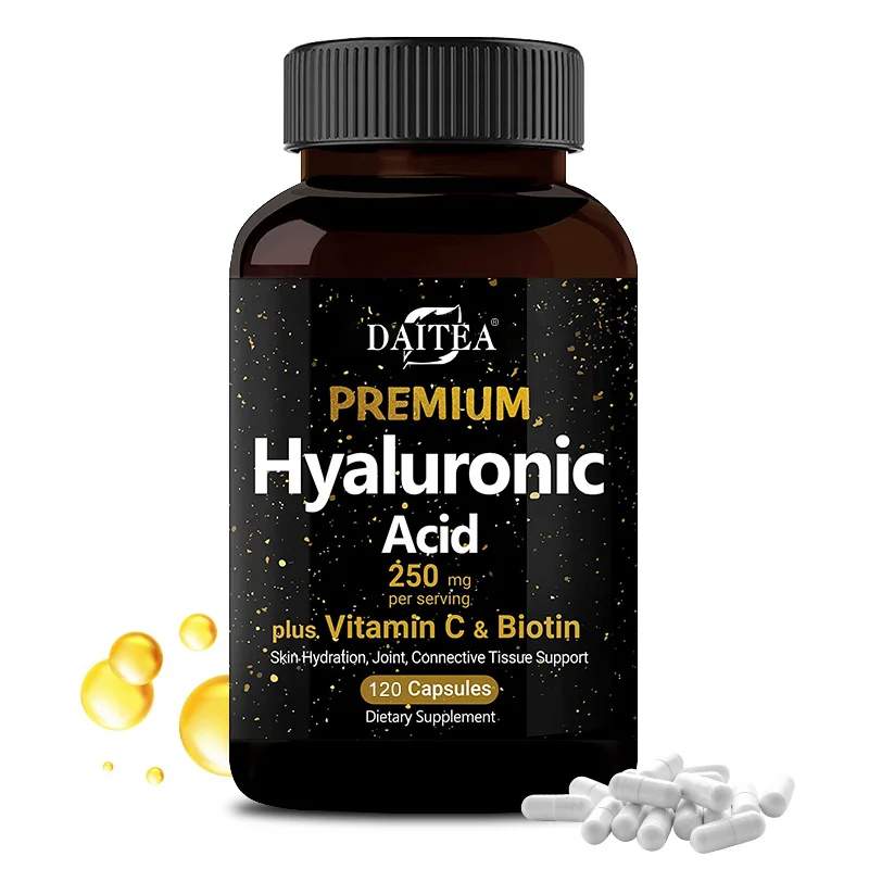 Premium Hyaluronic Acid Supplement with Vitamin C and Biotin - Promote Metabolism, Promote Skin Health, Improve Skin Wrinkles