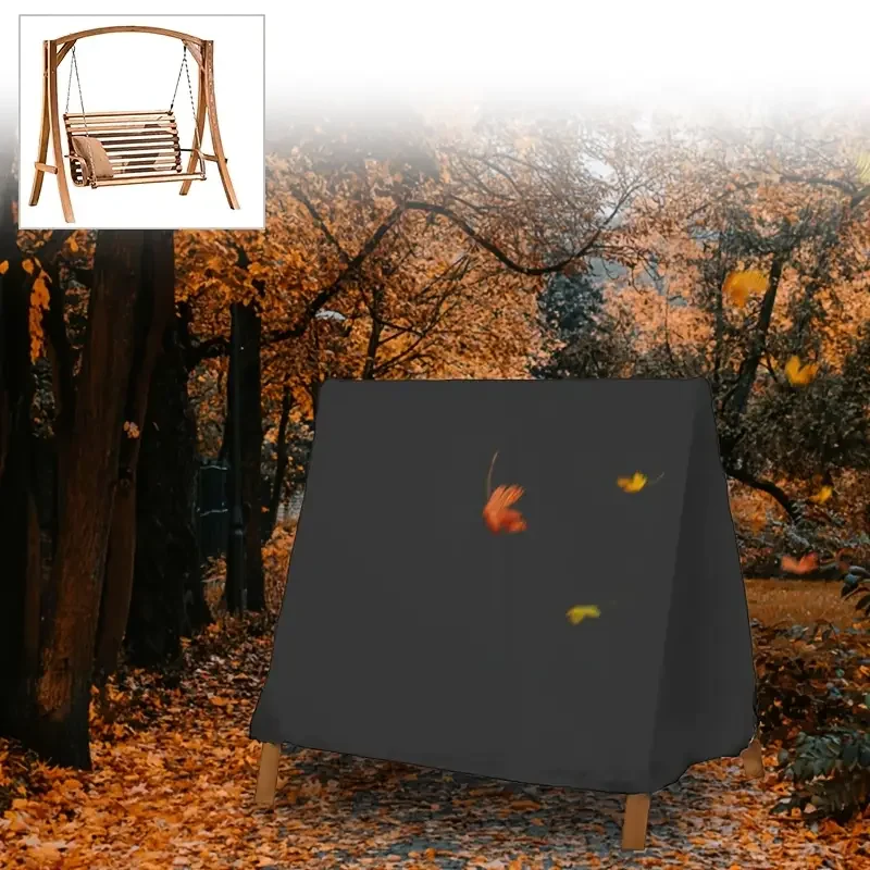 1 Stück Outdoor-Schaukelabdeckung, A-Rahmen, Terrassenschaukelabdeckung, Schaukelabdeckung für den Innenhof, Gartenmöbel, Veranda-Abdeckung, Segelflugzeug-Hängemattenabdeckung