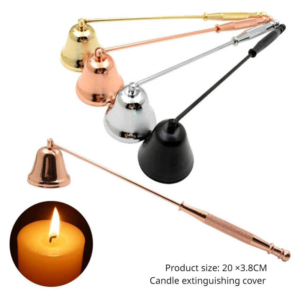 1 STÜCK Glockenförmige Kerzenlöscher-Abdeckung Kerzenhalter Kerzenkernabdeckung Kerzenabdeckung Kerzenlöscher Glocke Image