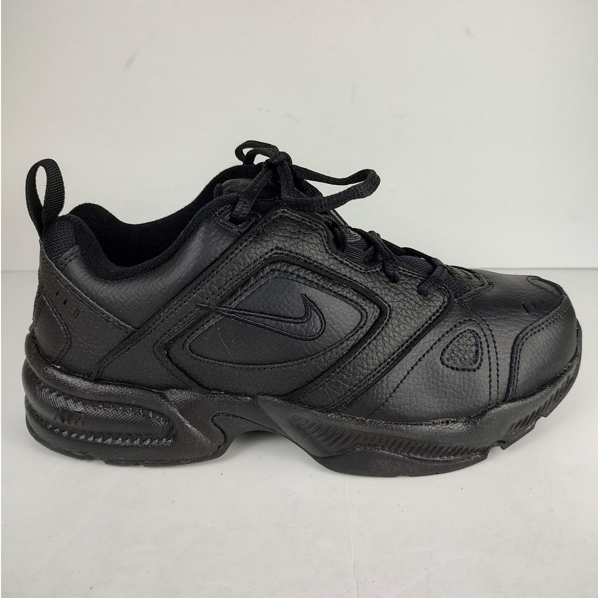 Nike Shoes | Vintage Deadstock Nike Air Monarch Ii Black Streetwear Casual Shoes Mens 8 | Color: Black | Size: 8