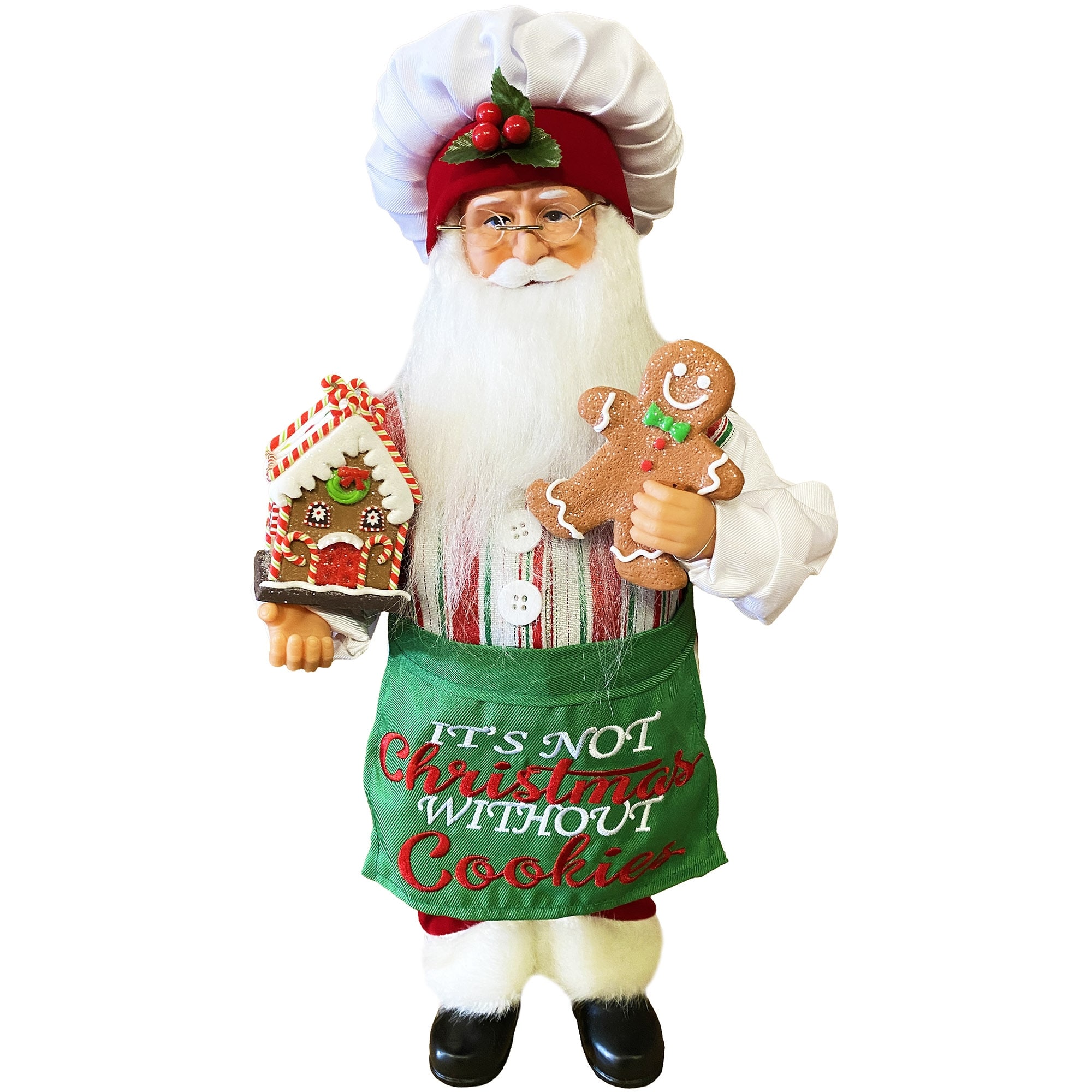 15 Inch It's Not Christmas without Cookies Claus