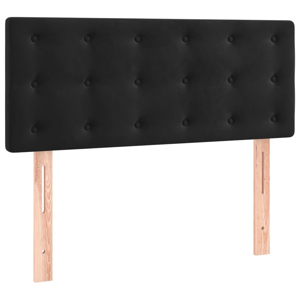 vidaXL Kopfteil Schwarz 90x5x78/88 cm Samt Image