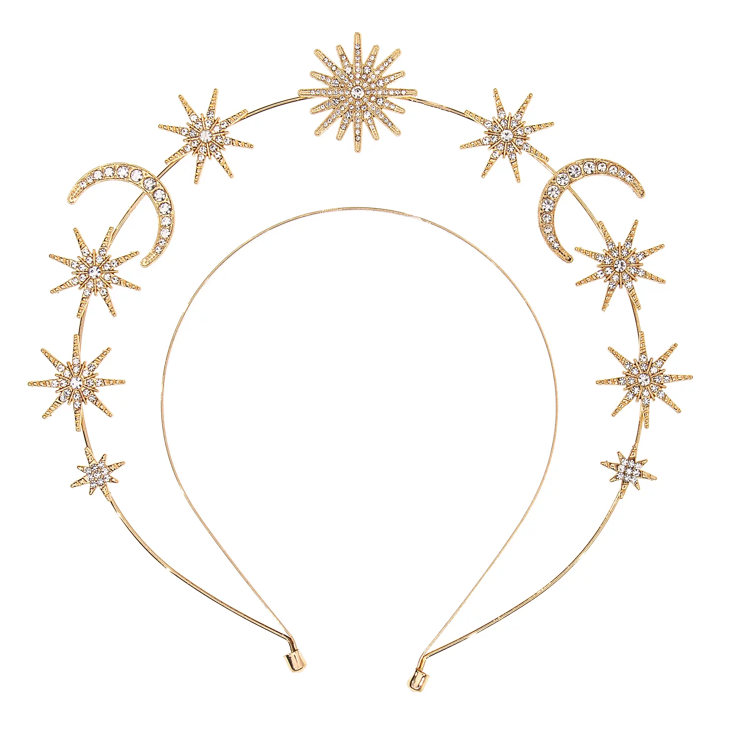 Haarreif Mond und Sterne Image