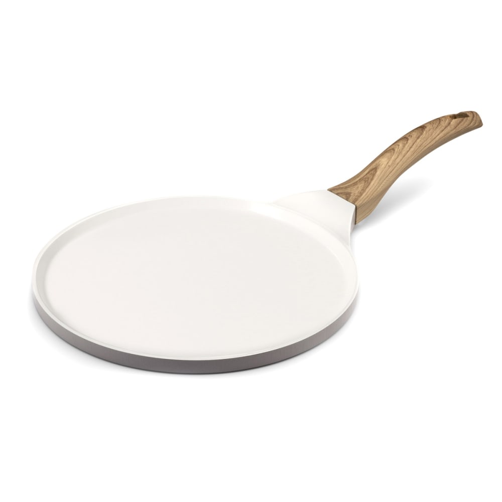 Crépière 25.7 cm con rivestimento in ceramica bianca