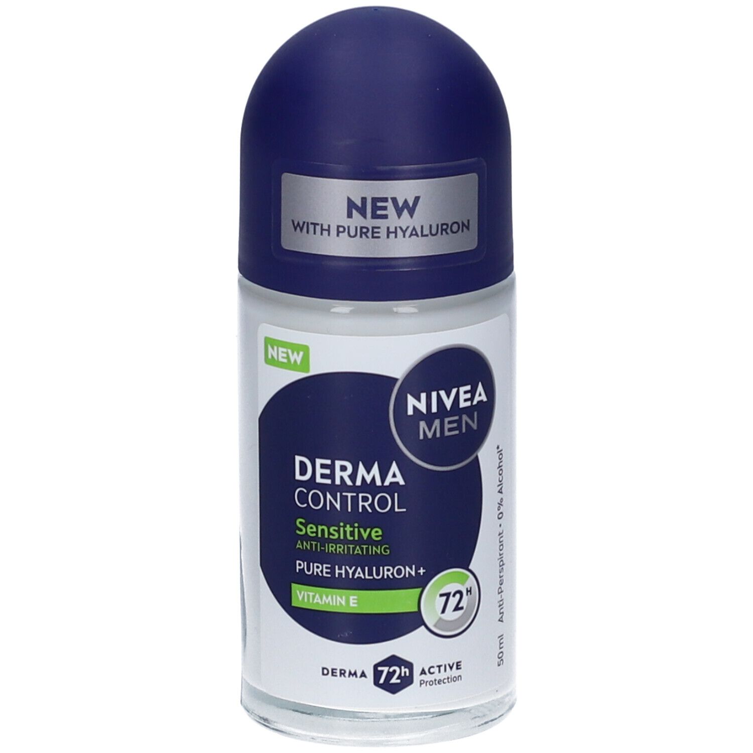 Nivea Men Derma Control Sensitive Deodorante Roll-on per Pelle Sensibi