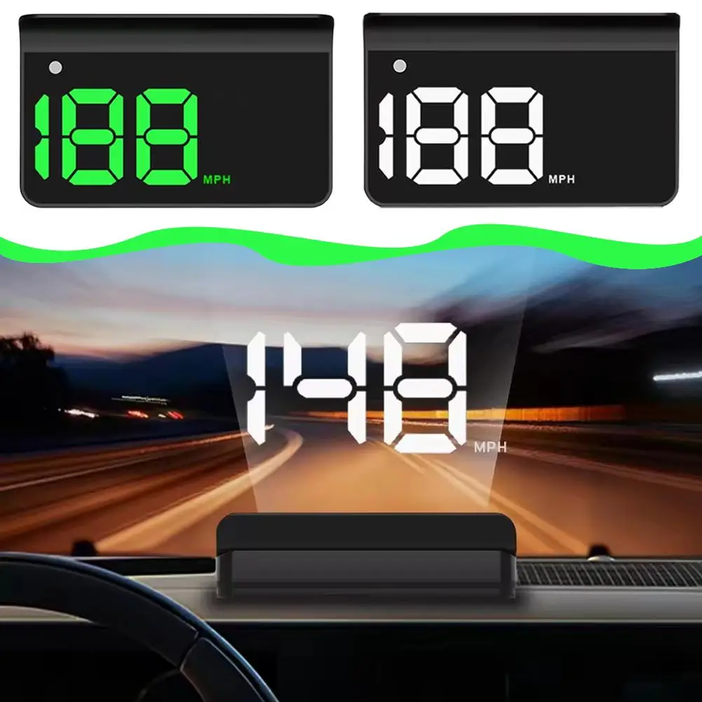 M2 Head Up Display Speedometer KMH/MPH Car Universal GPS HUD USB Cable Plug & Play Beidou Dual Satellite System