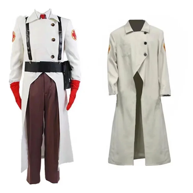 Spiel Festung Der Sanitäter Dr. Ludwig Mantel Uniform Cosplay Kostüm Frauen Männer Halloween Party Sets Image