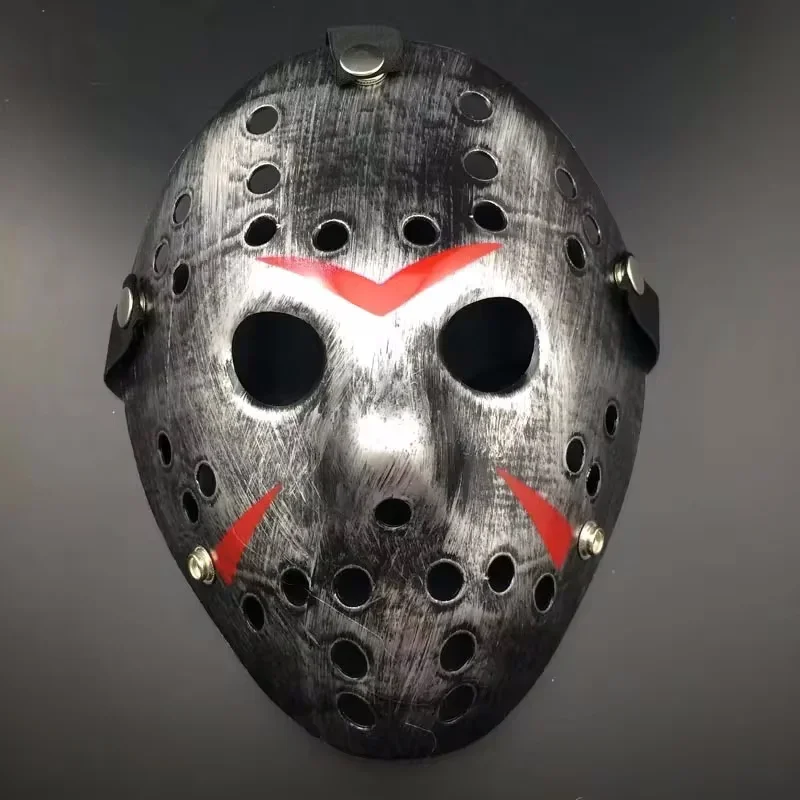 Halloween Geschenk Film Hockey Maske Jason Voorhees Freitag Der 13. Horror Gruselige Maske Halloween Party Cosplay Masken Für Erwachsene Männer Image