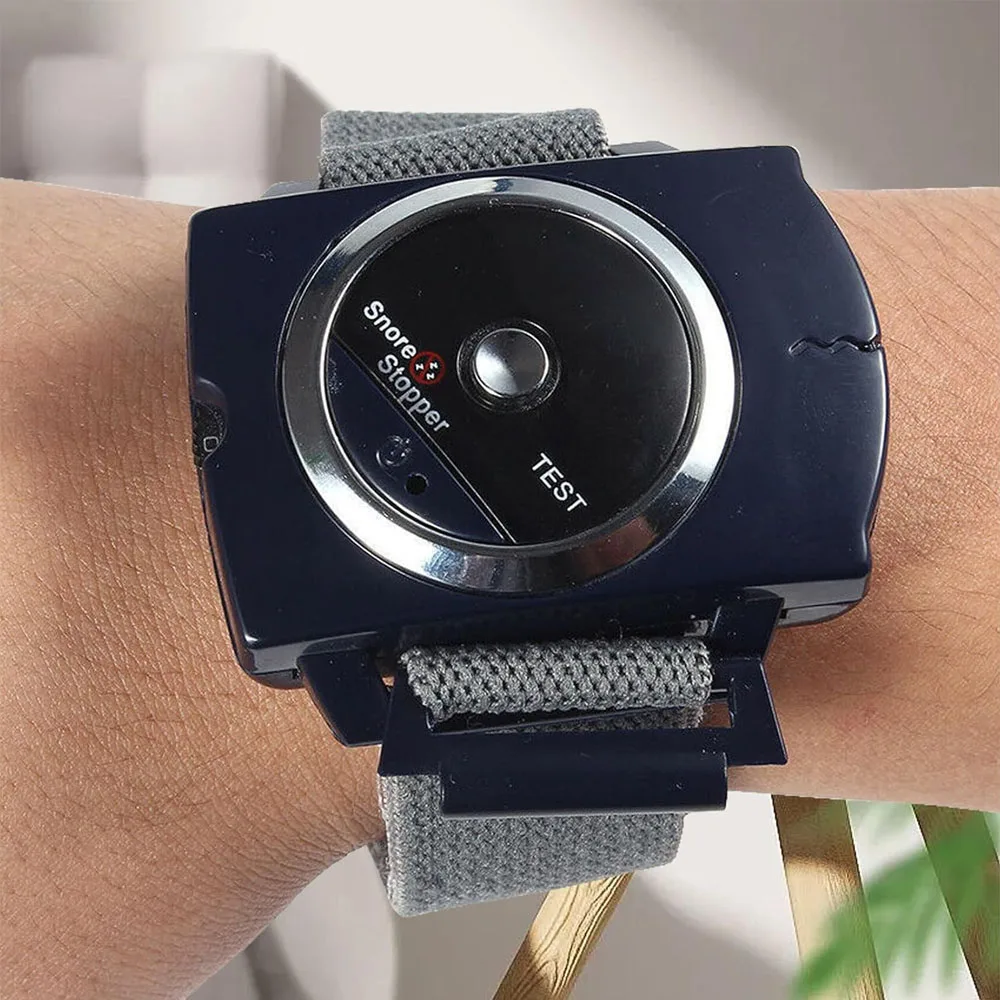 Schnarch-Blocker-Stopper, Infrarot-Stopp-Schnarch-Armband, hilft Schlaflosität für Gesundheitswerkzeuge, Anti-Schnarch-Gerät, Handgelenkband Image