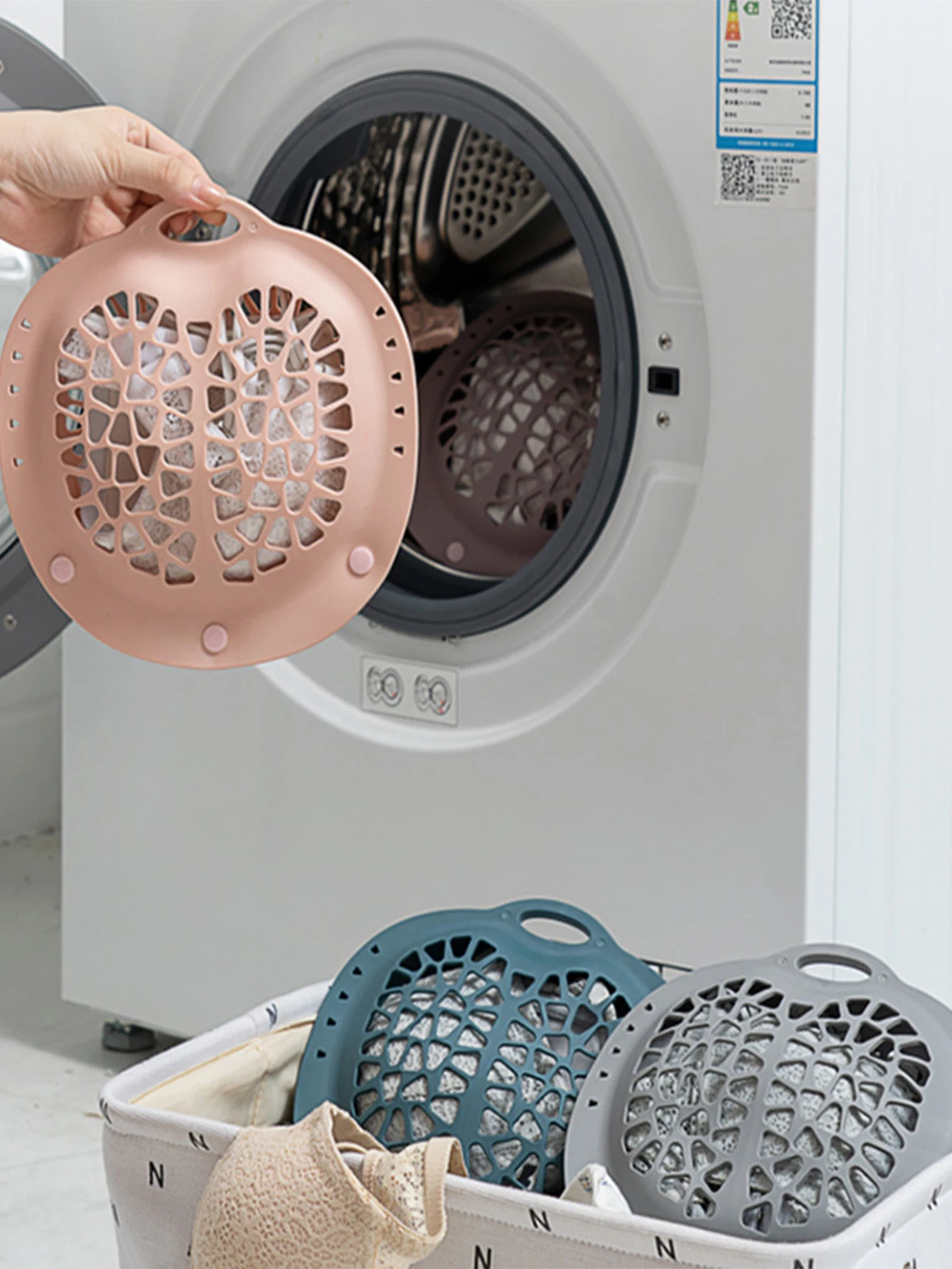 ‌ Der Premium-BH-Waschbeutel aus Sililikon schützt die BHs und Unterwäsche vor Schäden in der Waschmaschine, extra starke Naht und atmungsaktives Design,