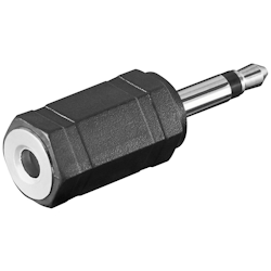 goobay Audio-Adapter 3,5mm mono Stecker>3,5mm stereo Kuppl. Image