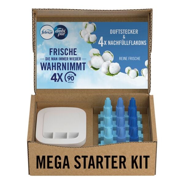 febreze Duftstecker Starter-Set »3Volution Reine Frische« weiß Image