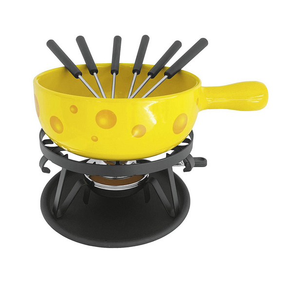 Käsefondue-Set „Formaggio“ gelb NOUVEL Image
